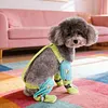 Waterproof Anti Dust Dog Pants with Detachable Shoes for Outdoor Walking Hiking