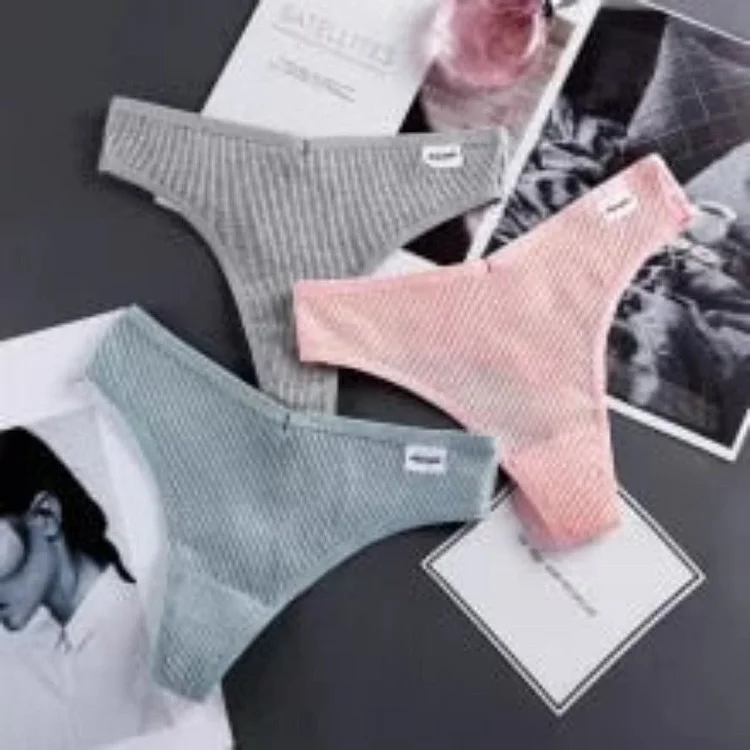 pornhint Pornhint G-string Panties Cotton Women's Underwear Comfortable Casual T back Female Solid Color Low Waist Thong Intimate Lingerie