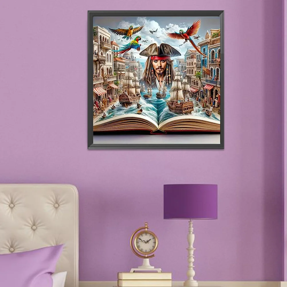 Diamond Painting - Full Round Drill - Pirates of the Caribbean(Canvas|50*50cm)