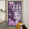 Snow Leopard-11CT Stamped Cross Stitch 40*70cm/15.75*27.56in (Big Size)