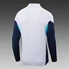 2025/2026 Arsenal Half-Pull Training Suit Light Gray Football Shirt 1:1 Thai Quality Set