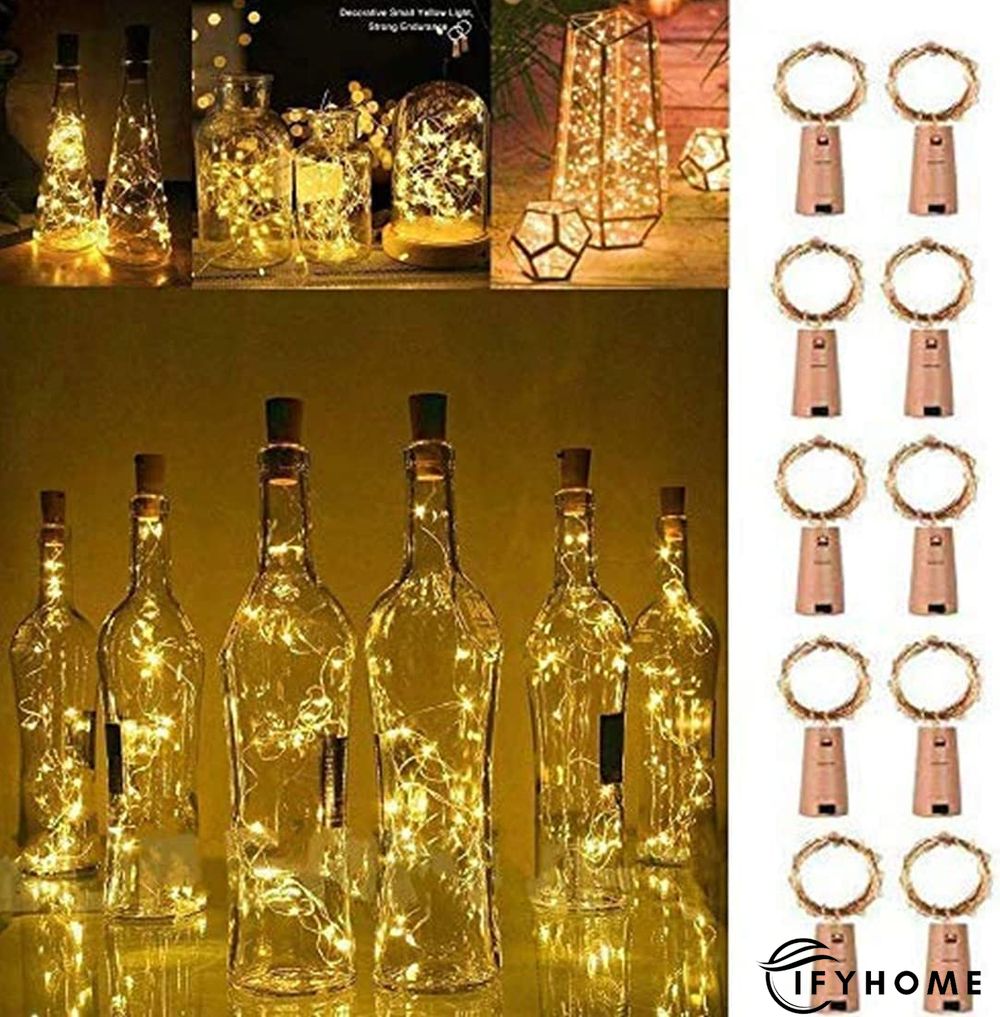 10LED Wine Bottle Lights with Cork | IFYHOME
