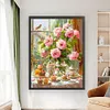 Vase-11CT Stamped Cross Stitch 45*60cm/17.72*23.62in(Big Size) tapestrymarket
