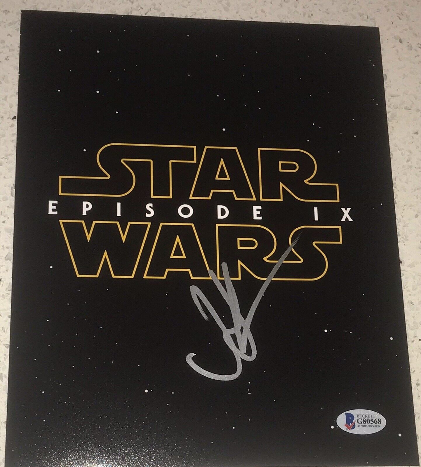 JJ ABRAMS - SIGNED AUTOGRAPH 8x10 NEW POSTER Photo Poster painting - STAR WARS EPISODE IX 9 BAS