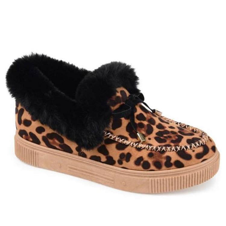 Winter Comfy Suede Casual Fashion Flat Snow Boots -boots