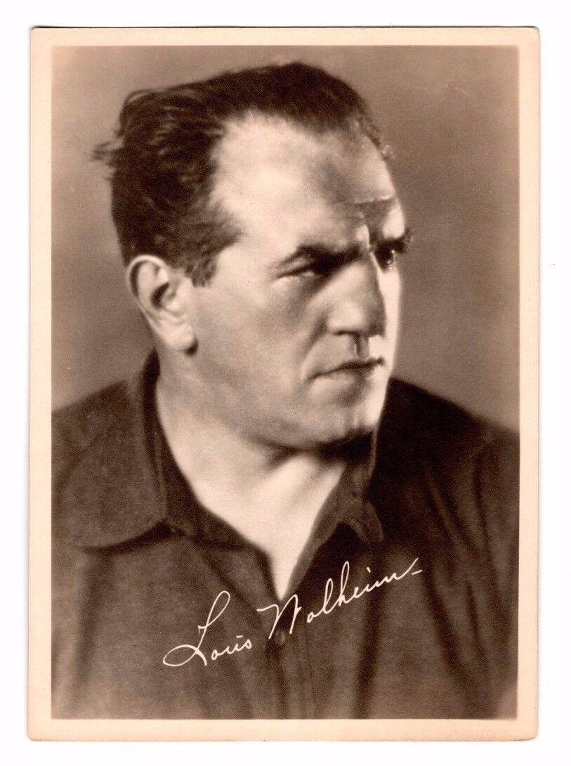 1920's Vintage LOUIS WOLHEIM Actor Movie Star Original Photo Poster painting B&W 5 x 7