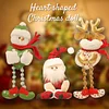 Heart Shaped Christmas Doll Template Set(9 PCS) With Instructions