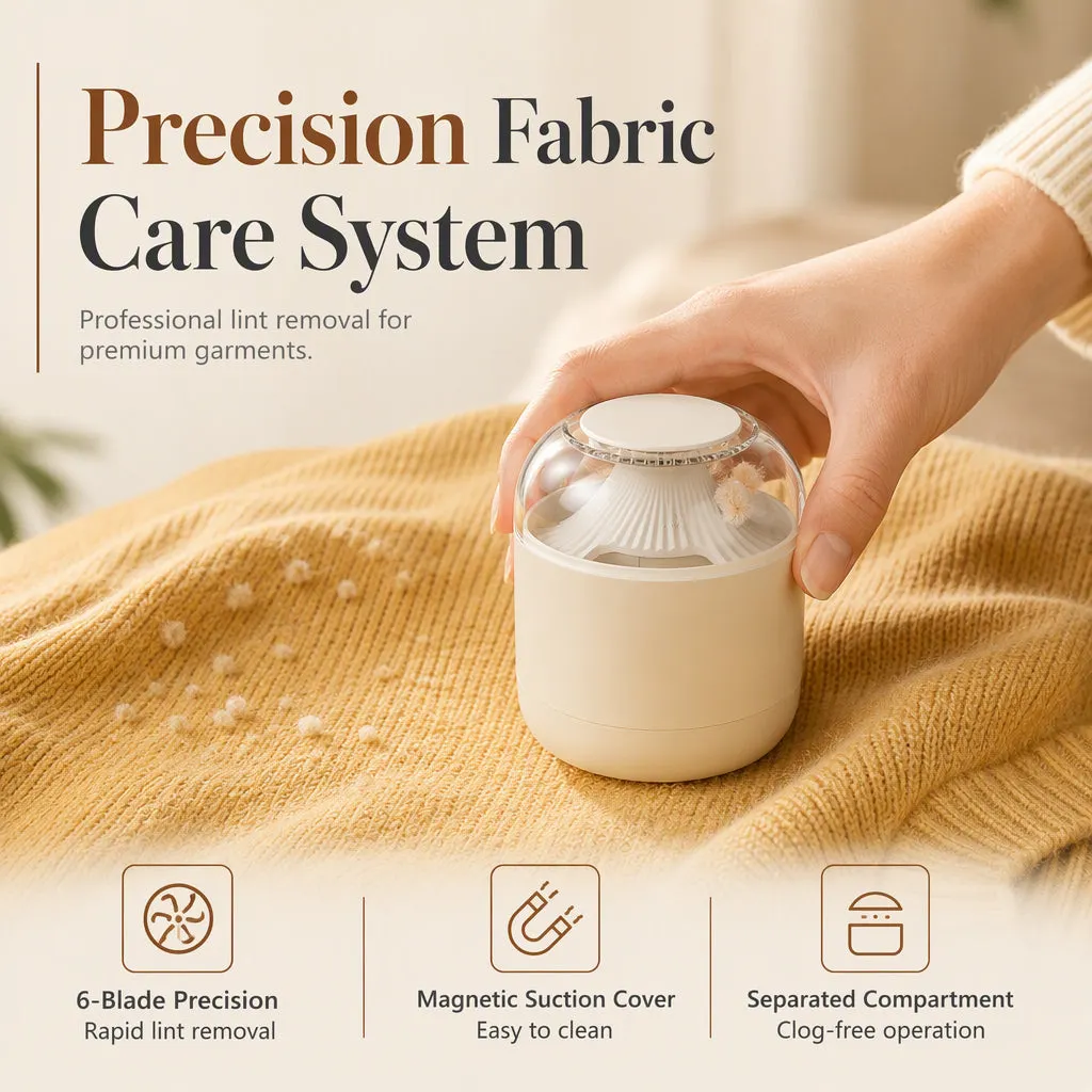 Powerful cutters restore fabric smoothness