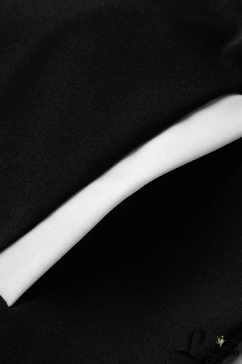 Black Casual Solid Embroidered Split Joint Buckle Straight Dresses