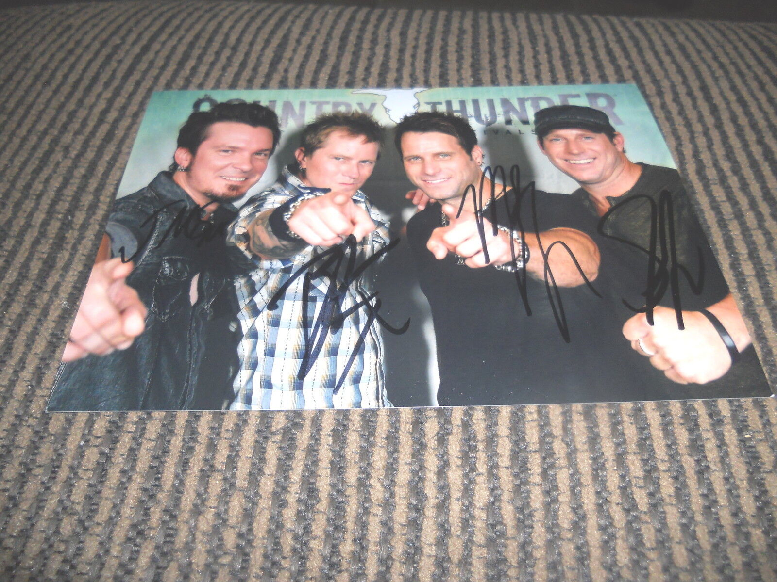 Parmalee Band All 4 Sexy Signed Autographed 5x7 Photo Poster painting PSA Guaranteed #2