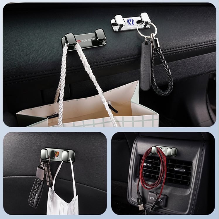 Car Multi-Functional Metal Double Hook (2PCS)