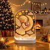 DIY Diamond Art LED Night Light &ndash; Light-Up Table Decor, Double-Sided Printed DIY Crystal Pearl Painting Decoration for Christmas & Holiday Gifts