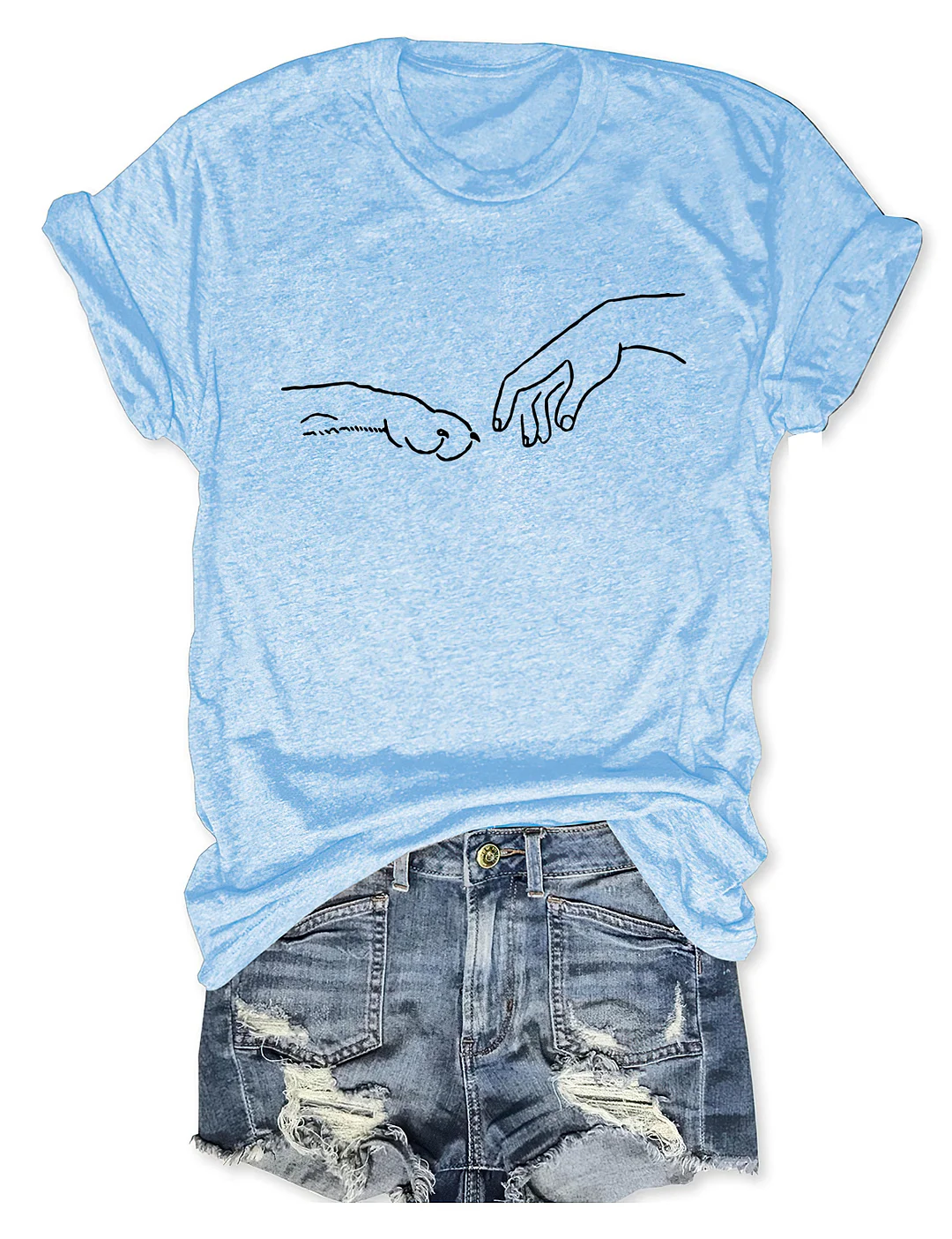 Paw And Hand T-shirt