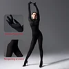 Bodystocking Long Sleeve Full Body Bodysuit Includes Five Finger Glove Body Stockings Velvet 120D Jumpsuit