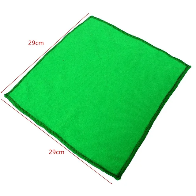 Garlaven 10pcs Soft Green Car Duster Towel Cleaning Cloth 11x11in