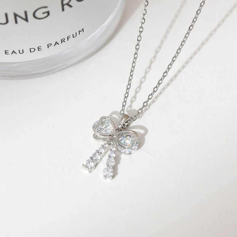 2 Pieces Minimalist Classic Style Geometric Titanium Steel Plating Pendant Necklace