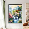 Summer Town-11CT Stamped Cross Stitch 50*70cm/19.69*27.56in(Big Size) tapestrymarket