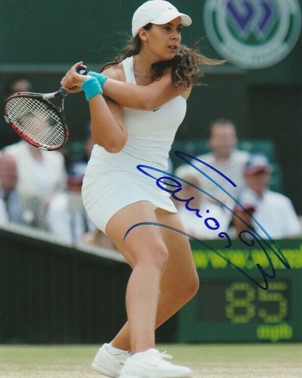 SEXY MARION BARTOLI SIGNED WTA TENNIS 8x10 Photo Poster painting #6 WIMBELDON Autograph PROOF