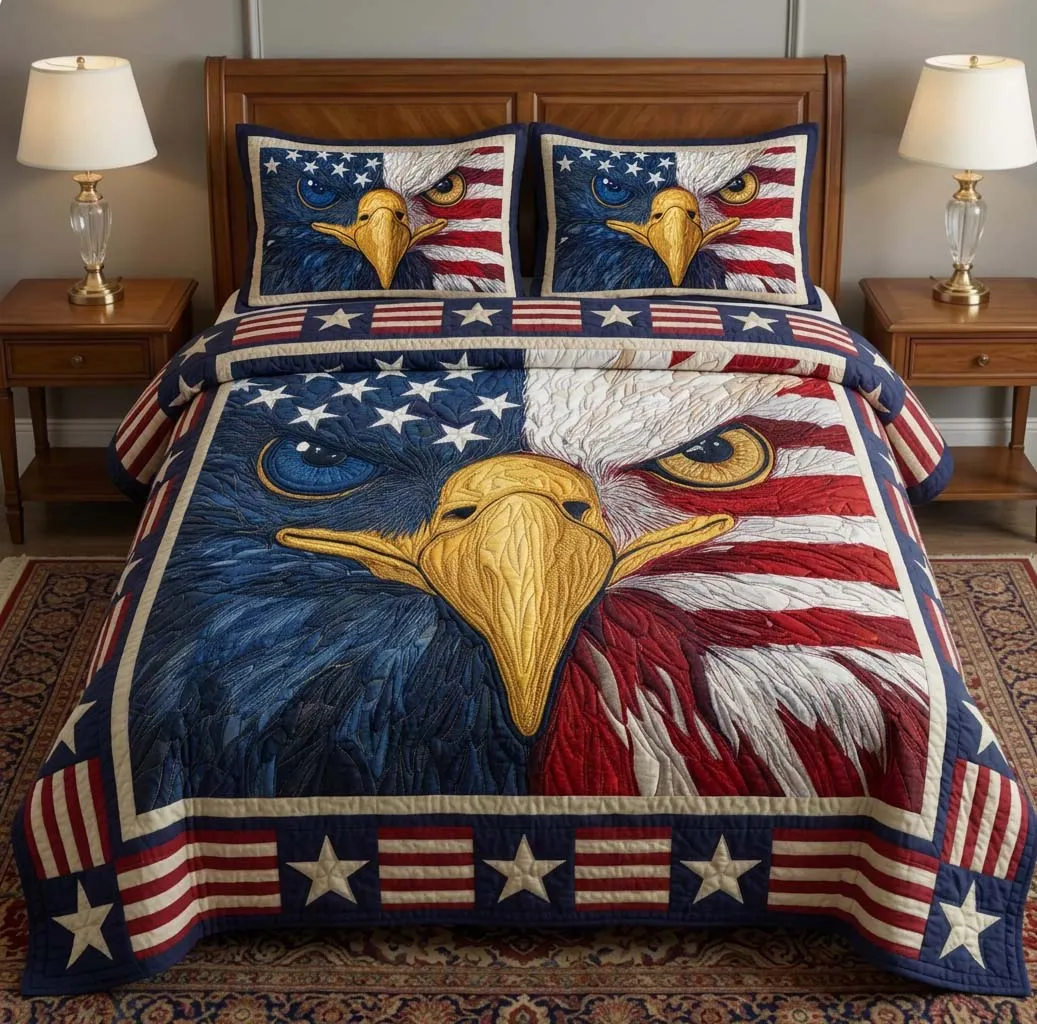 Liberty Legacy 3-Piece Quilted Bedding Set GFTOTG3689