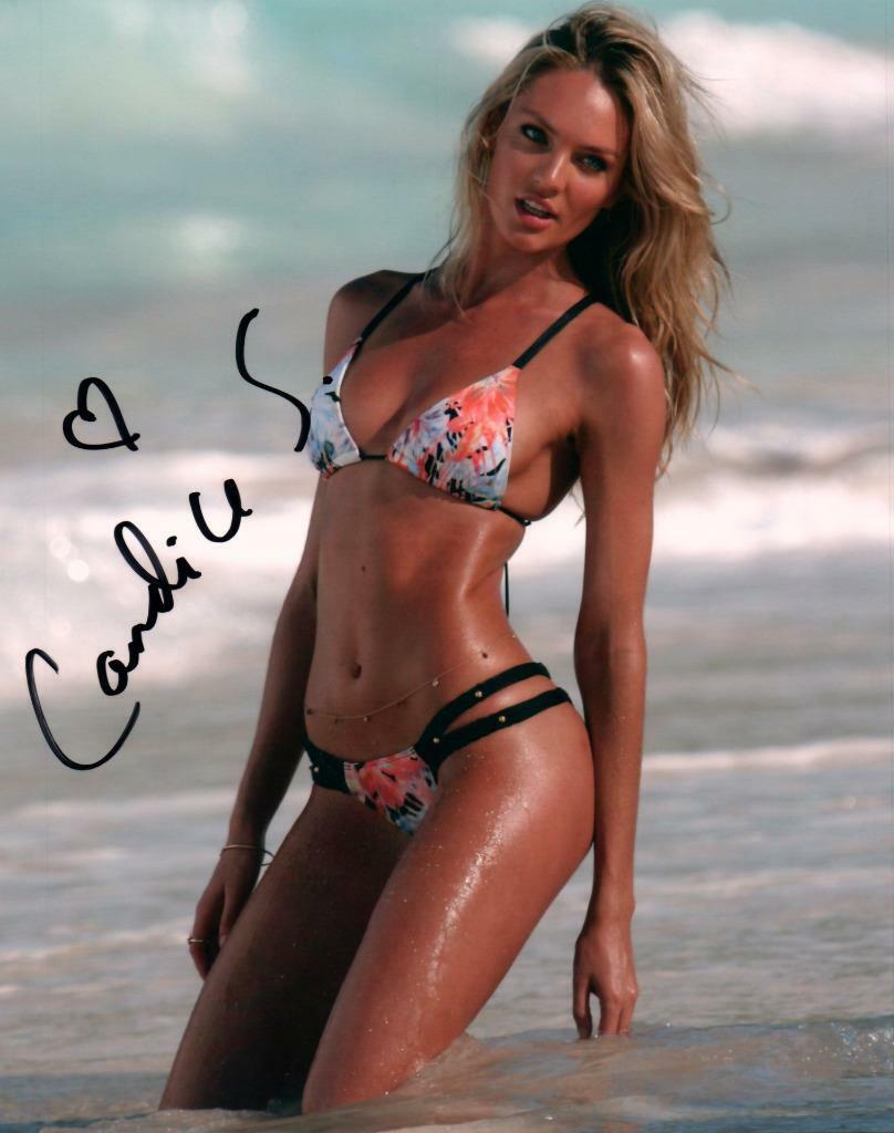 Candice Swanepoel signed 8x10 Photo Poster painting Pic autographed Picture with COA