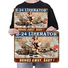 Plane Girl - Vintage Metal Signs(12*16Inch)-Pin-up-girls