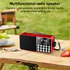 FM Radio LED Digital Display Support TF Card MP3 Player USB Drive Portable Radio
