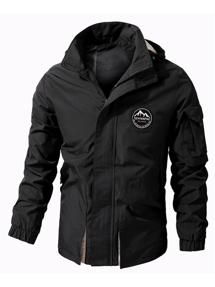 Men's Casual Loose Windproof Breathable Coat | 168DEAL