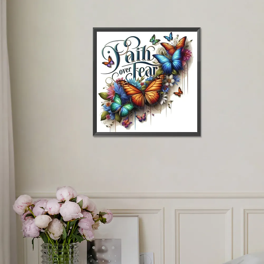 Diamond Painting - Full Square Drill - Butterfly(Canvas|35*35cm)