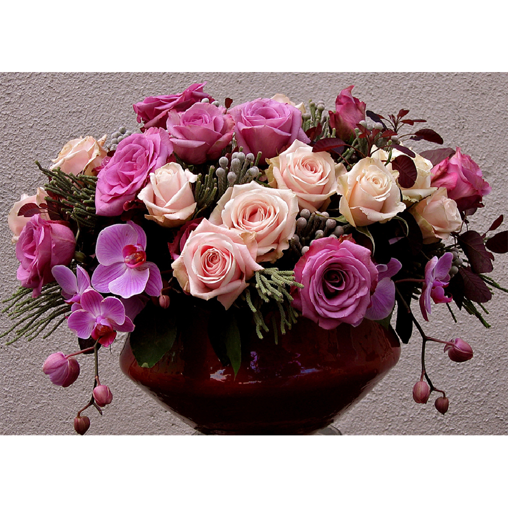 

Bouquet Flowers - Round Drill Diamond Painting - 30*40CM, 501 Original