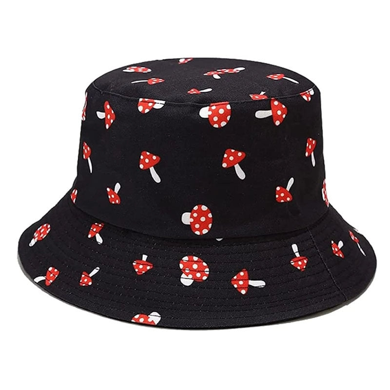 Fruit Printed Fisherman Hat Men’s Basin Hat Women’s Outdoor Sun Hat Double-sided Wearing Hat Trendy