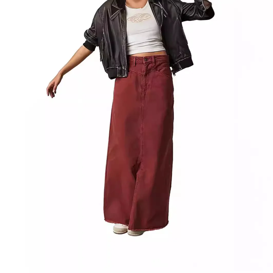 Toloer Direct Stretch Fashion Denim Skirt Skirt Lady-Outfit Ideas