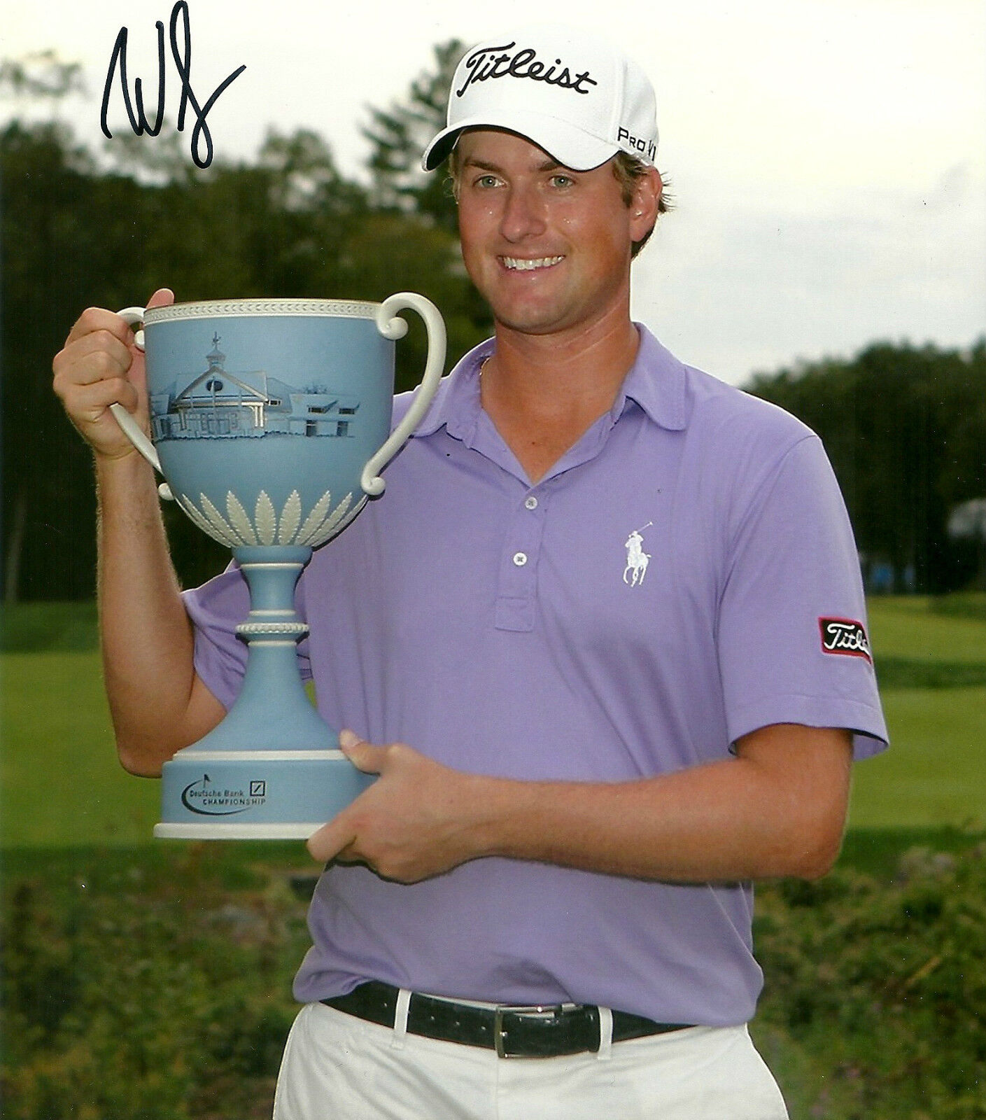 WEBB SIMPSON HAND SIGNED PGA GOLF 8X10 Photo Poster painting W/COA