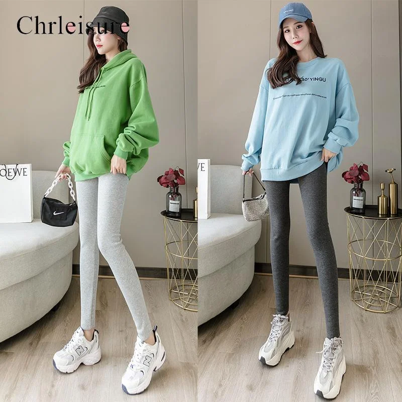 Pregant Cold-Resistant Leggings Women Fashion Casual Lamb Cashmere Leggins Mujer Pockets Plus Velvet Thickening Legging