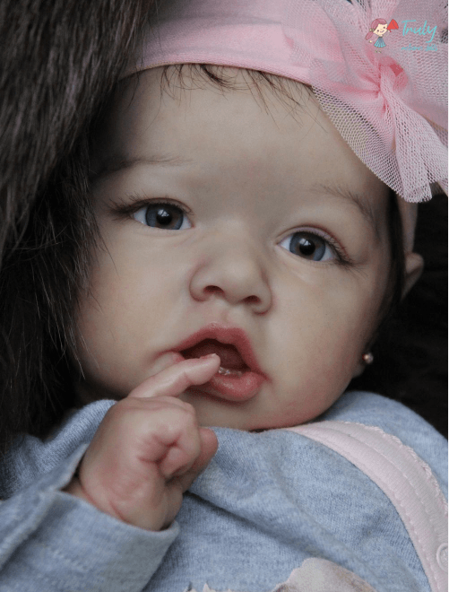 Mini Mini Toddler Reborns Full Silicone Girl 12'' Realistic Reborn Baby Doll Ida 2023- Art Doll -Creativegiftss® - [product_tag] Creativegiftss.com