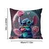 Stitch - 11CT Stamped Cross Stitch Pillowcase 45*45cm