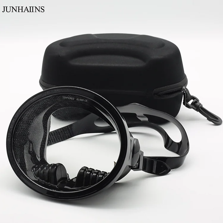 Adult professional diving mask swimming goggles, anti-fog diving goggles,  half snorkel mask, snorkeling goggles equipment