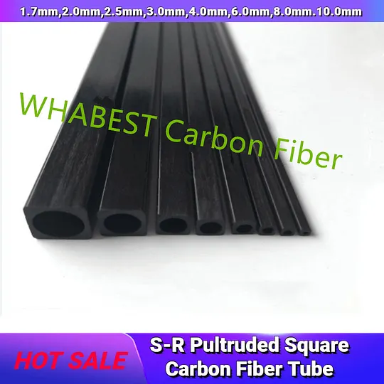 3K Carbon Fiber Tube OD18MM X ID16MM X L1000MM Roll Wraped