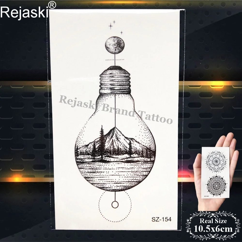 Labrador Dog Temporary Tattoo Stickers Women Body Arm Leaf Black Fake Tatoo Men Kids Waterproof 3D Tattoo Golden Retriever