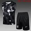 2025/2026 Corinthians Pre-Match Training Black Vest+Shorts Football1:1 Thai Quality