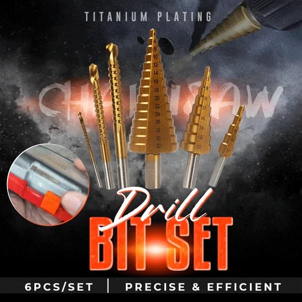 🔥HotSale🔥Titanium Plating Drill Bit Set（6pcs）