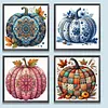 (4-Pack)Pumpkin-Full Round Diamond Painting 30*30CM