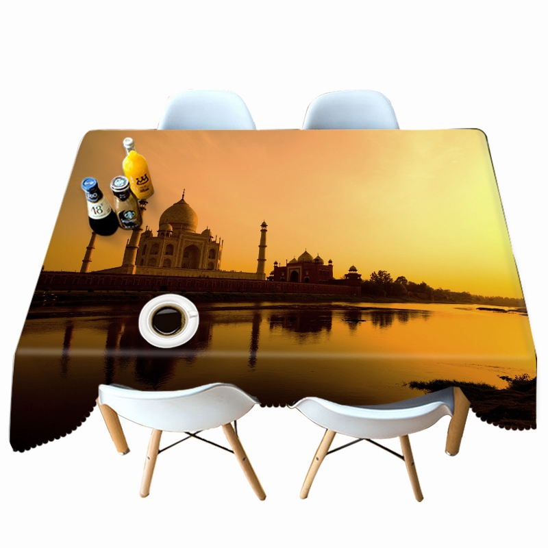 

Castle by the River - 3D Tablecloth, 140*180cm, 501 Original