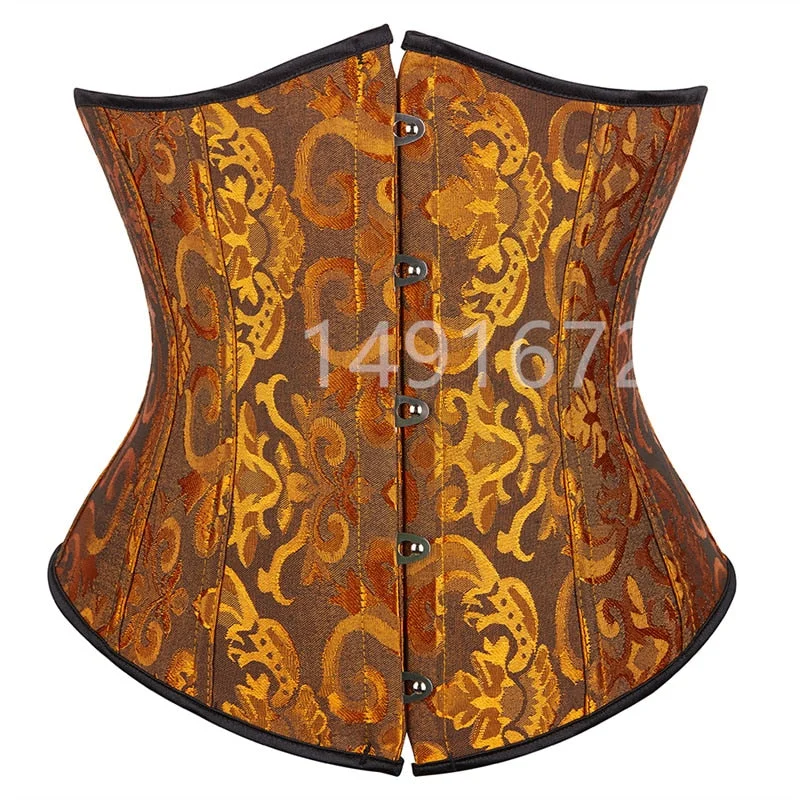 Sexy Corset Underbust Waist Cincher Corsets Gothic Corset Top Bustier Plus Size Corpete Corselet Black White Red Blue S-6XL