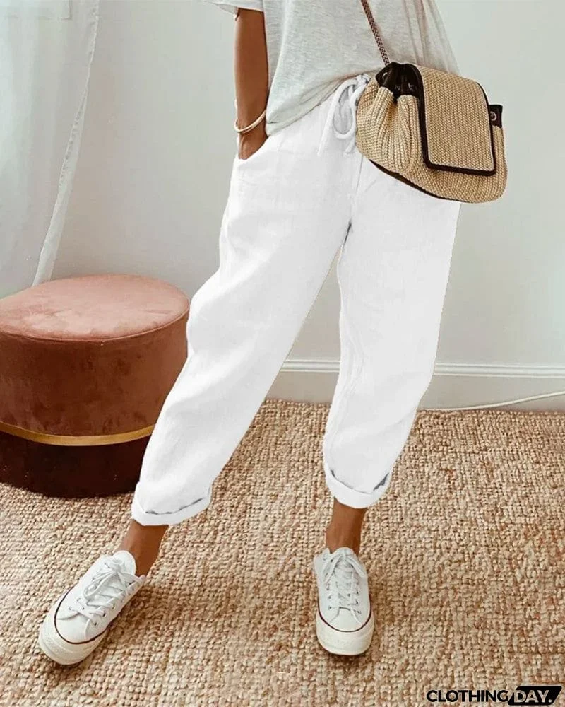 NOVA I Stylish Linen Trousers