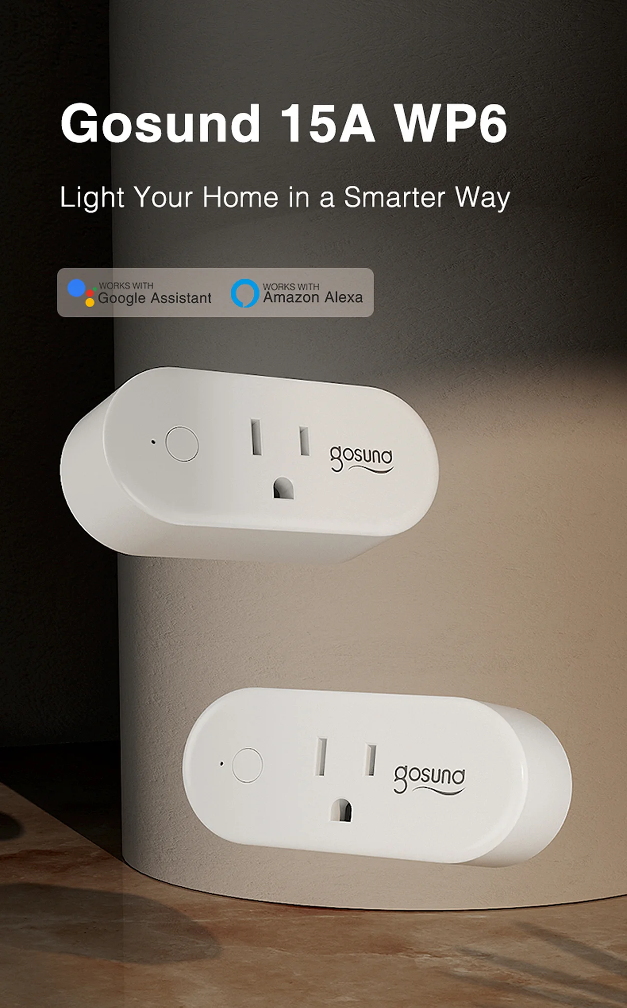 Gosund Mini Smart Plug Works with Alexa and Google Home, APP Control &  Timer Function, No Hub Required,ETL FCC Listed (4 Pack) Outlets