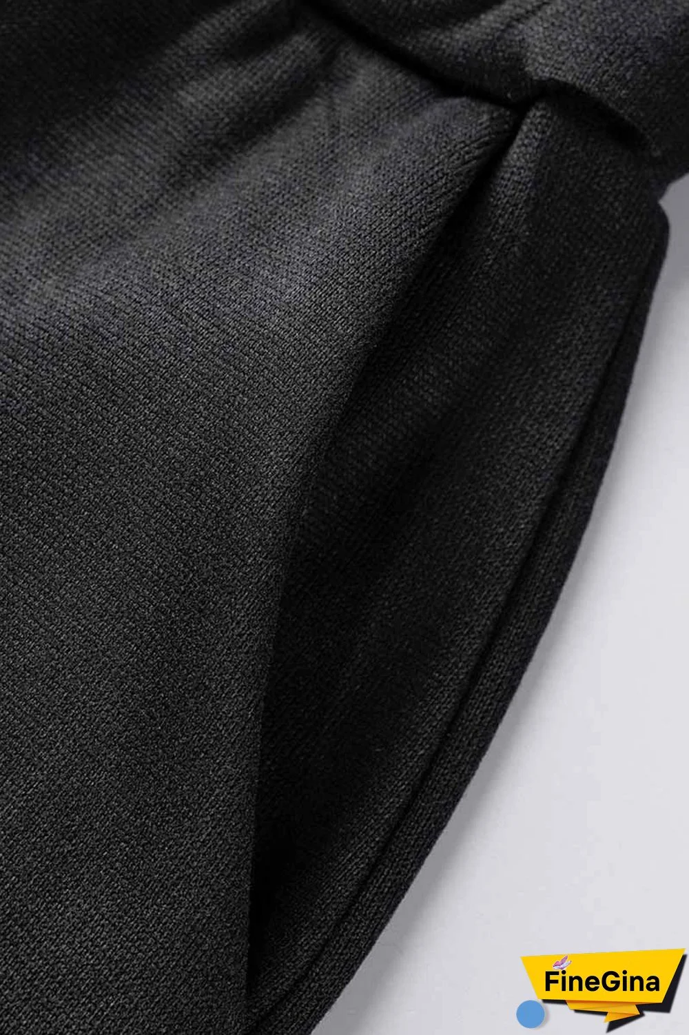 Pink Elegant Print Letter Hooded Collar Long Sleeve Two Pieces