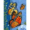 Diamond Painting -DIY Round Drill Butterfly Flower