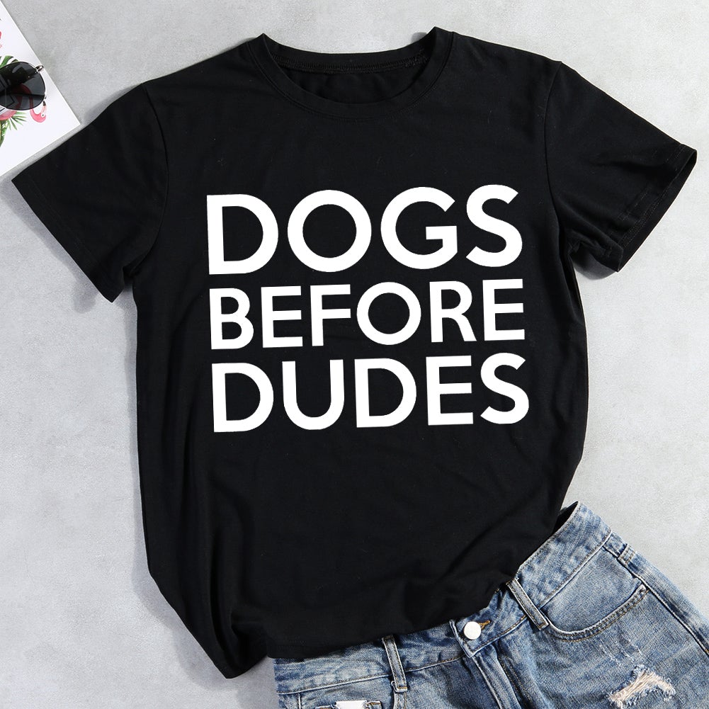DOGS BEFORE DUDES T-Shirt-012972-Guru-buzz