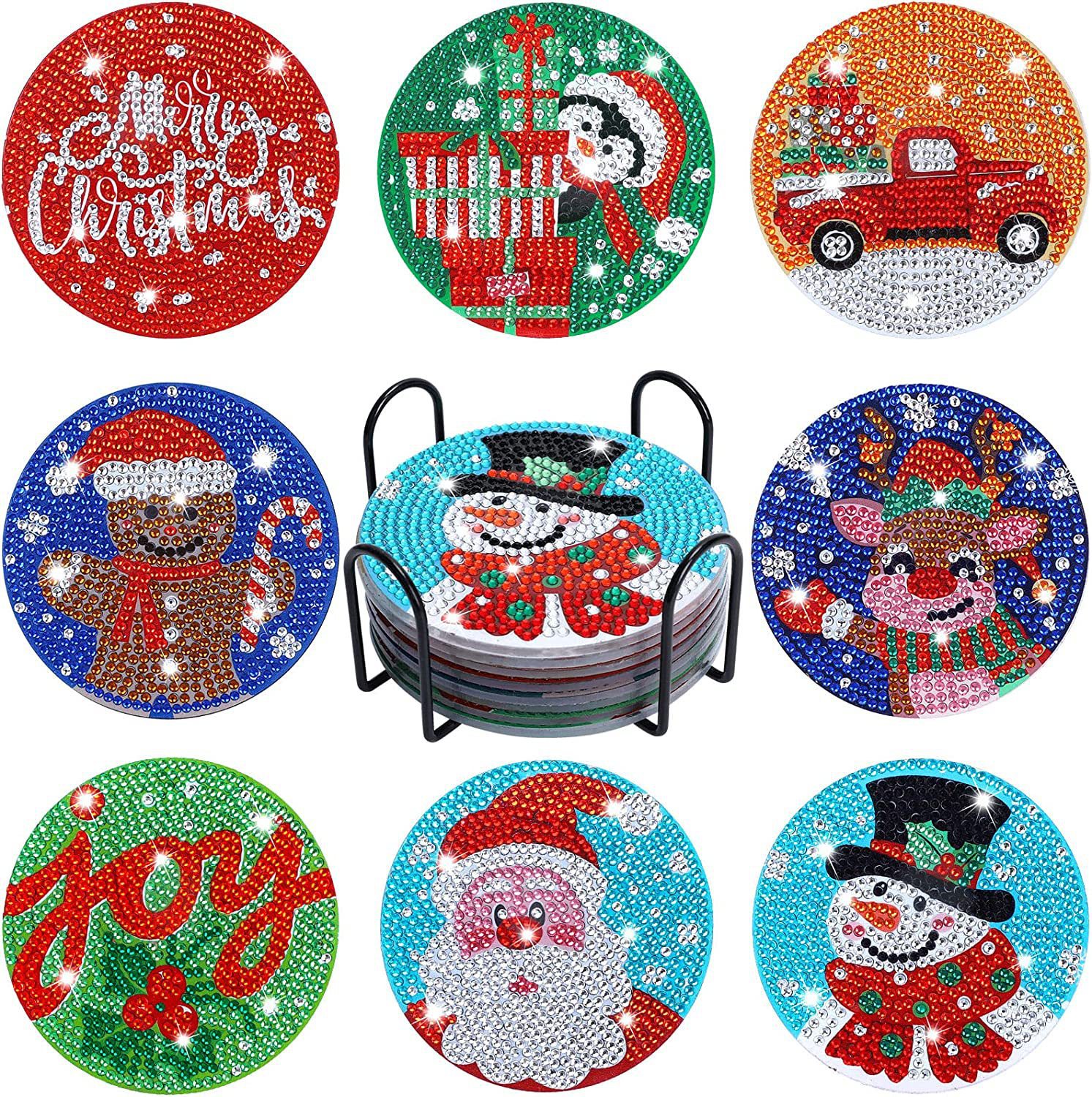 Diamond Painting DIY Christmas V Diamond Painting Coasters