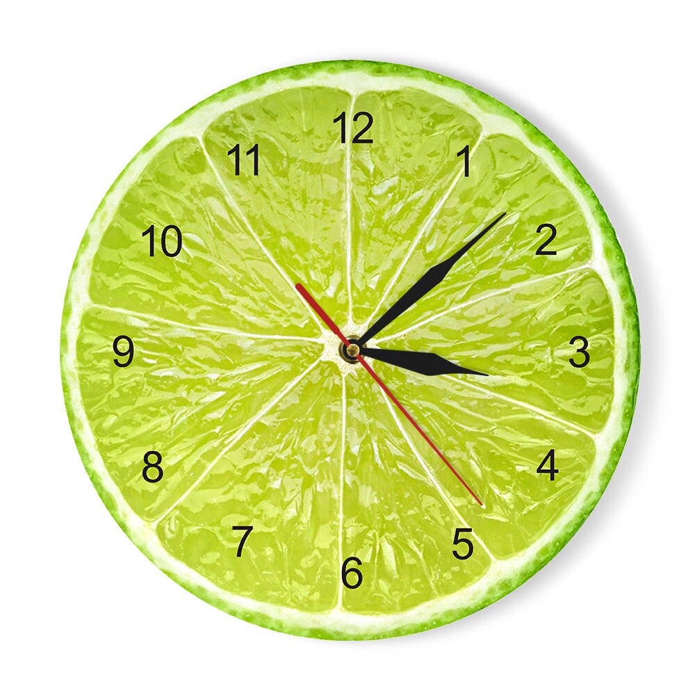 

Lime Pomelo Orange Lemon Fruit - Frameless Acrylic Wall Clock, 501 Original